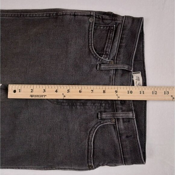 Madewell Petite 10" High-Rise Skinny Jeans in Black Starkey Wash Sz 25P - Picture 12 of 15